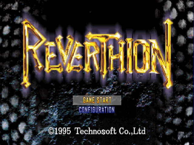 Reverthion title screen for Playstation